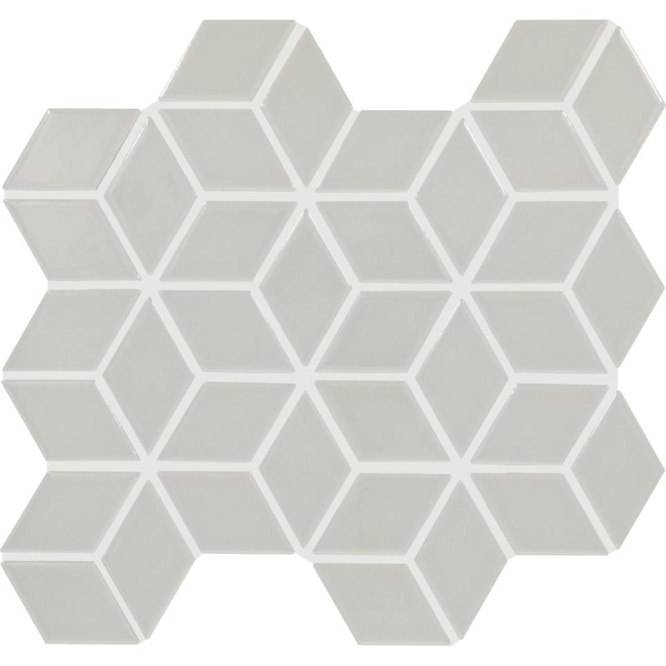 Mosaic Desert Gray Glossy Gray Tile