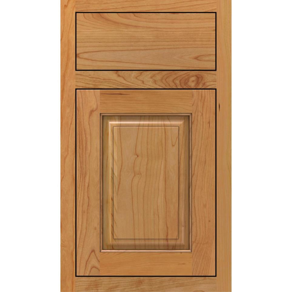 Inset Natural Toasted Almond Penned Glaze - Stain Inset Cabinets