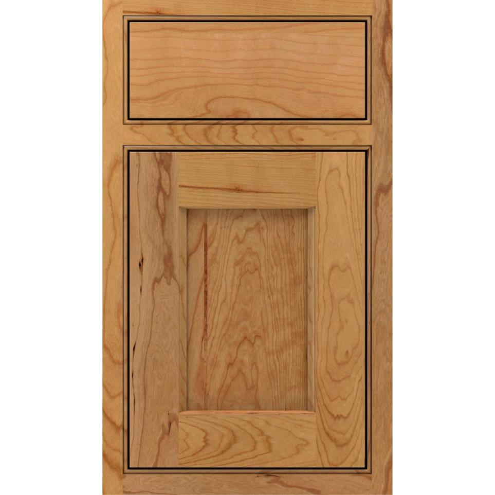 Square Natural Light Finish Square Cabinets