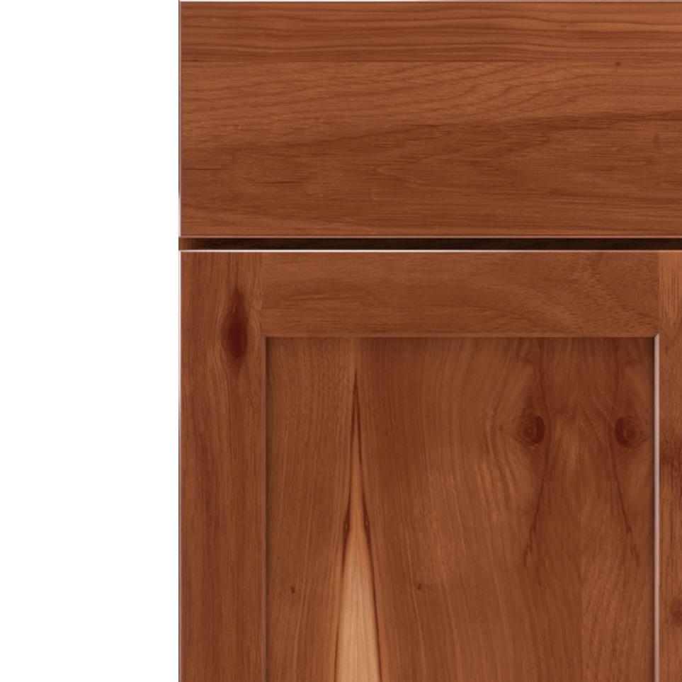 Square Cattail Medium Finish Square Cabinets