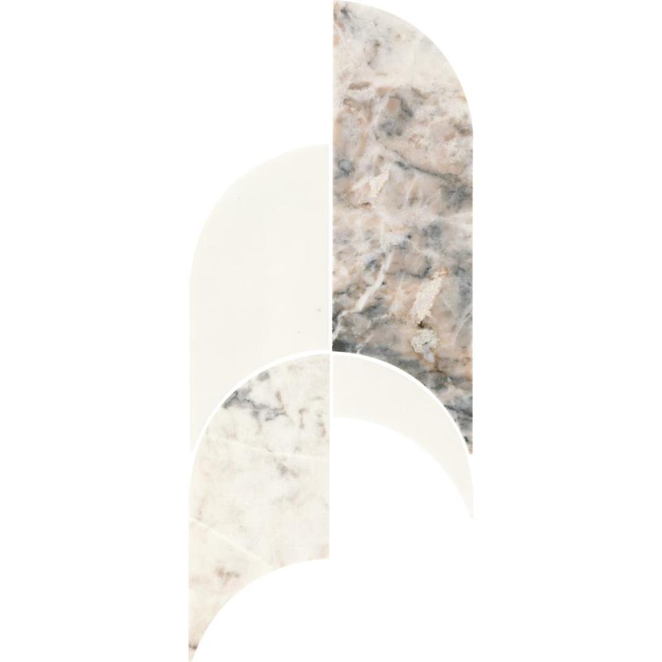 Mosaic Illusive Polished Gray Tile