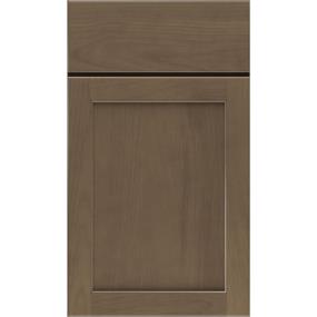 Square Burlap Medium Finish Square Cabinets
