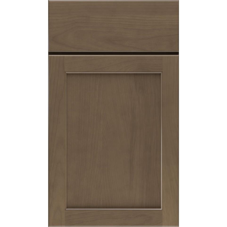 Square Burlap Medium Finish Square Cabinets