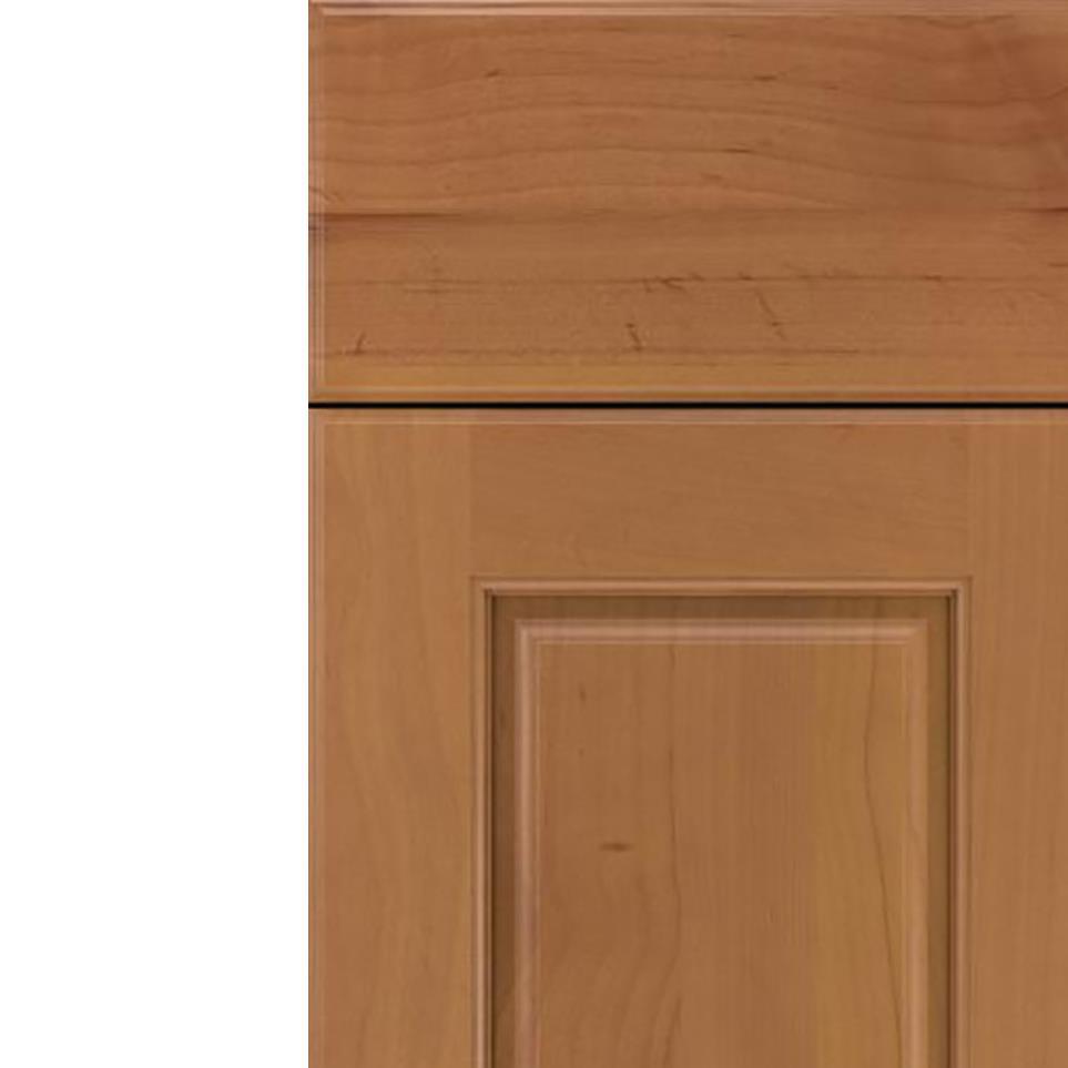 Square Ginger Light Finish Square Cabinets