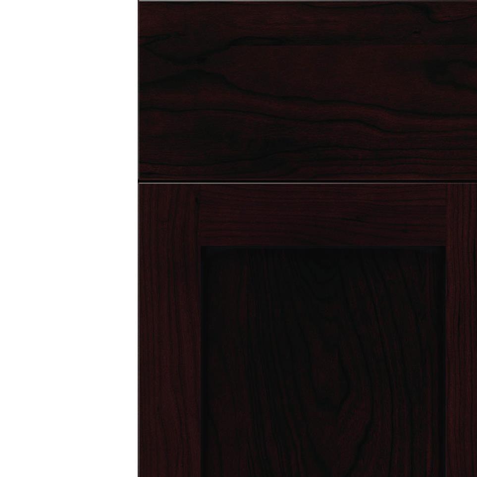 Square Espresso Black Glaze Glaze - Stain Square Cabinets