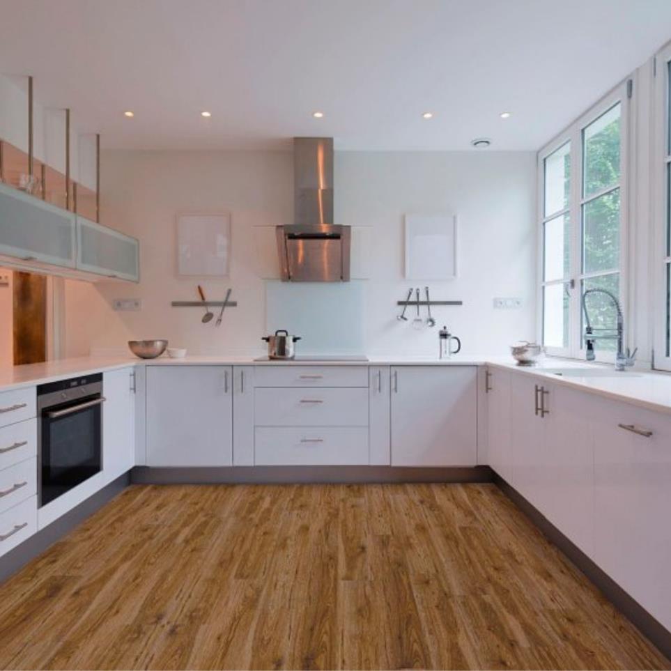 Tile Plank Midway Oak Dark Finish Vinyl