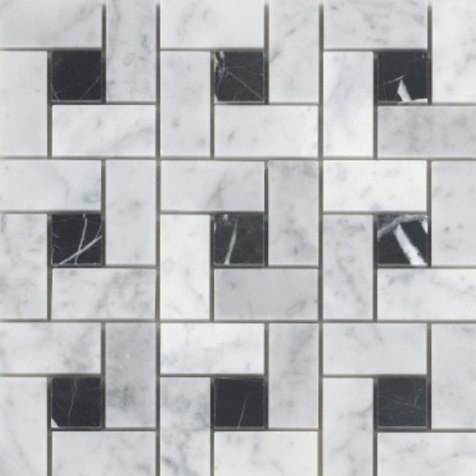 Mosaic Black Black Tile