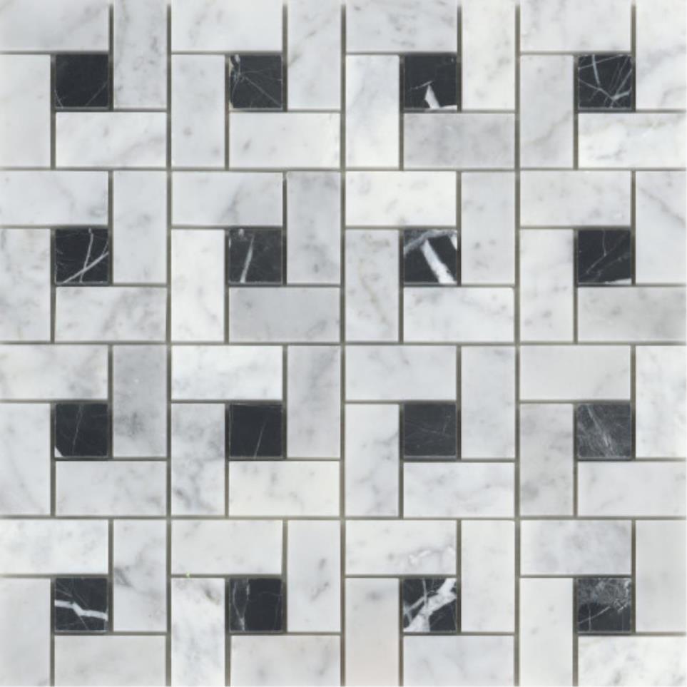 Mosaic Black Black Tile