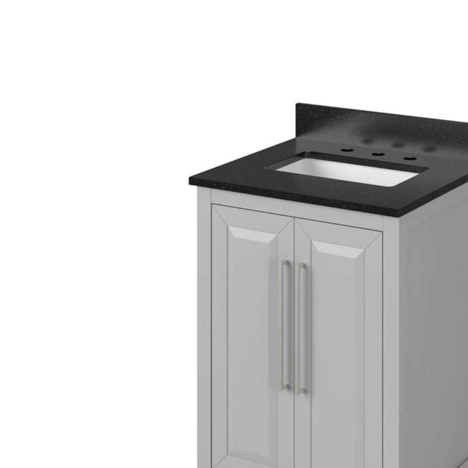 Base with Sink Top Grey Grey / Black Vanities