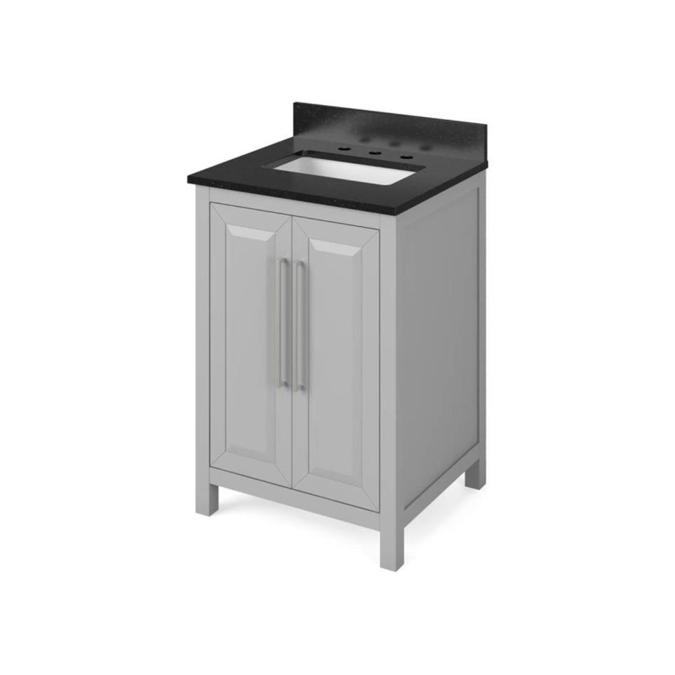 Base with Sink Top Grey Grey / Black Vanities