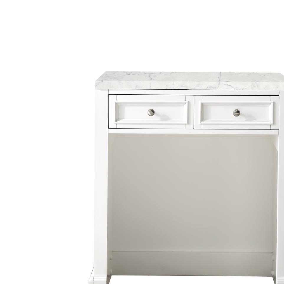 Base with Sink Top Bright White White Vanities