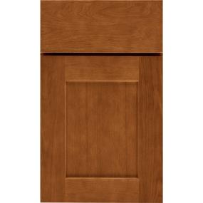 Square Cattail Medium Finish Square Cabinets