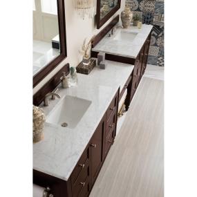 Base with Sink Top Silver Gray Dark Finish Vanities