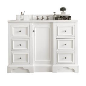 Base with Sink Top Bright White White Vanities