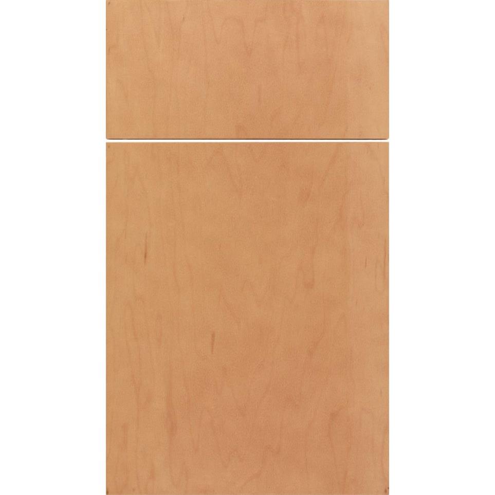 Slab Ginger Light Finish Slab Cabinets