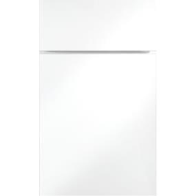 Slab High Gloss White Paint - White Slab Cabinets