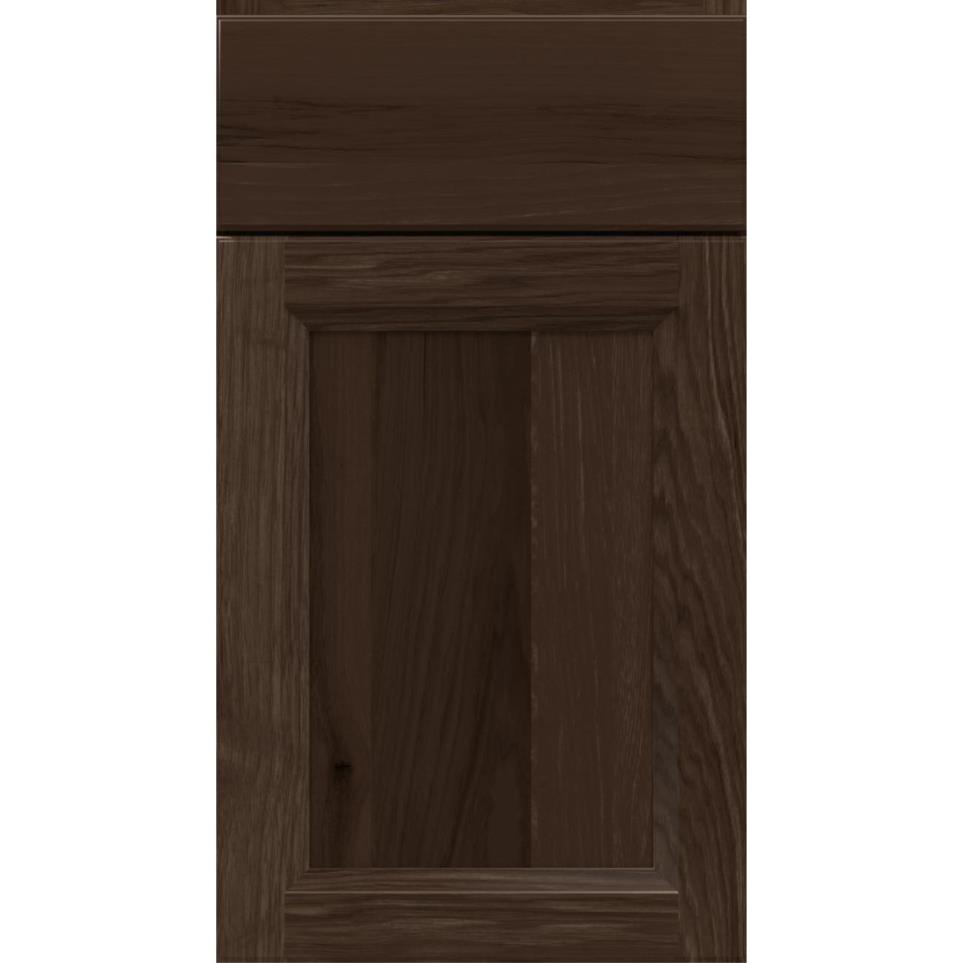 Square Buckboard Dark Finish Square Cabinets