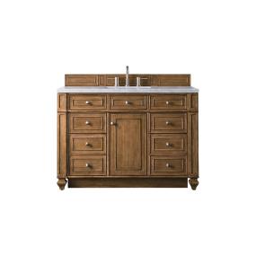 Base with Sink Top Saddle Brown Medium Finish Vanities