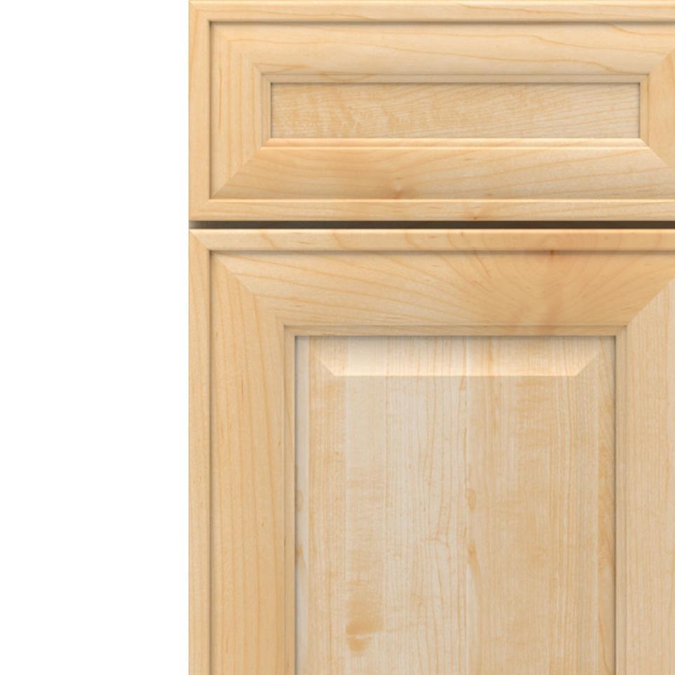 Square Natural Light Finish Square Cabinets