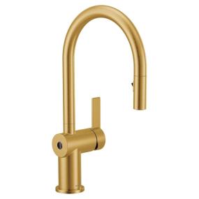 Kitchen Brushed Gold Brass / Gold Faucets