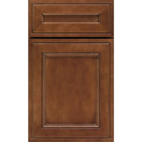 Square Tundra Dark Finish Square Cabinets