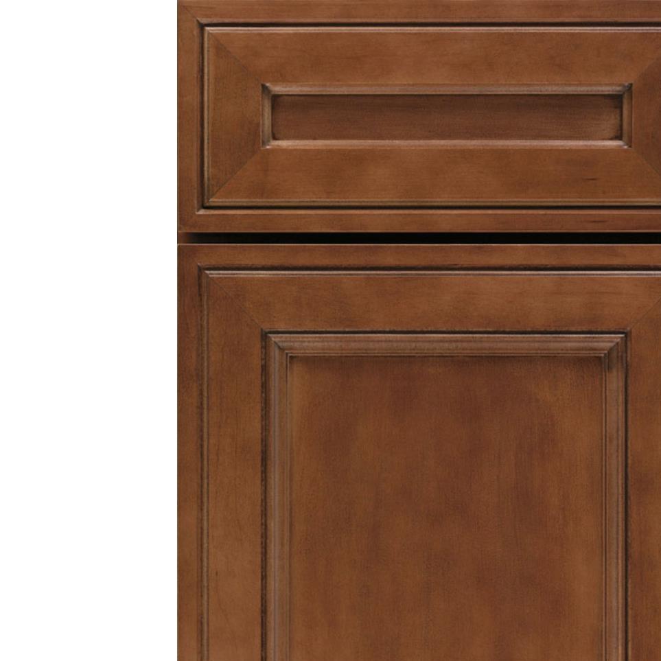 Square Tundra Dark Finish Square Cabinets