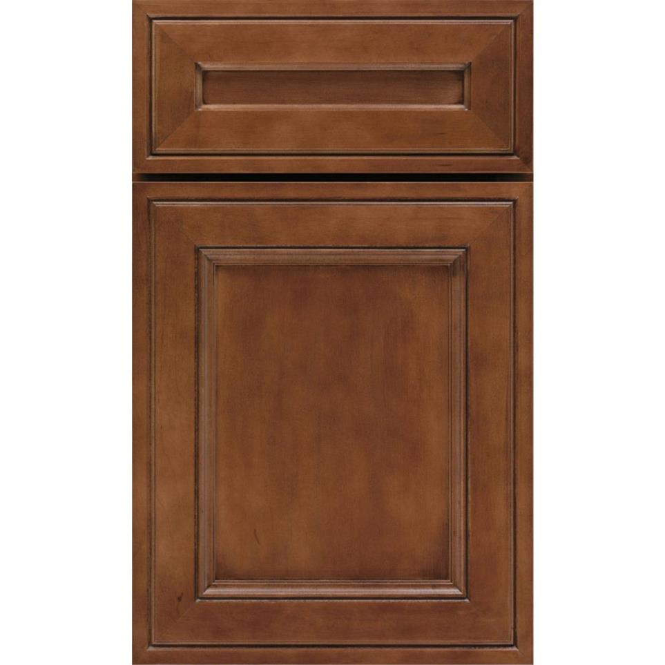 Square Tundra Dark Finish Square Cabinets