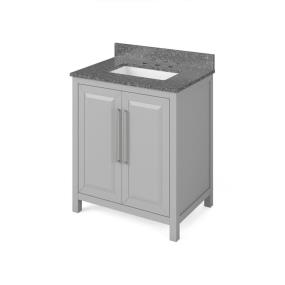 Base with Sink Top Grey Grey / Black Vanities