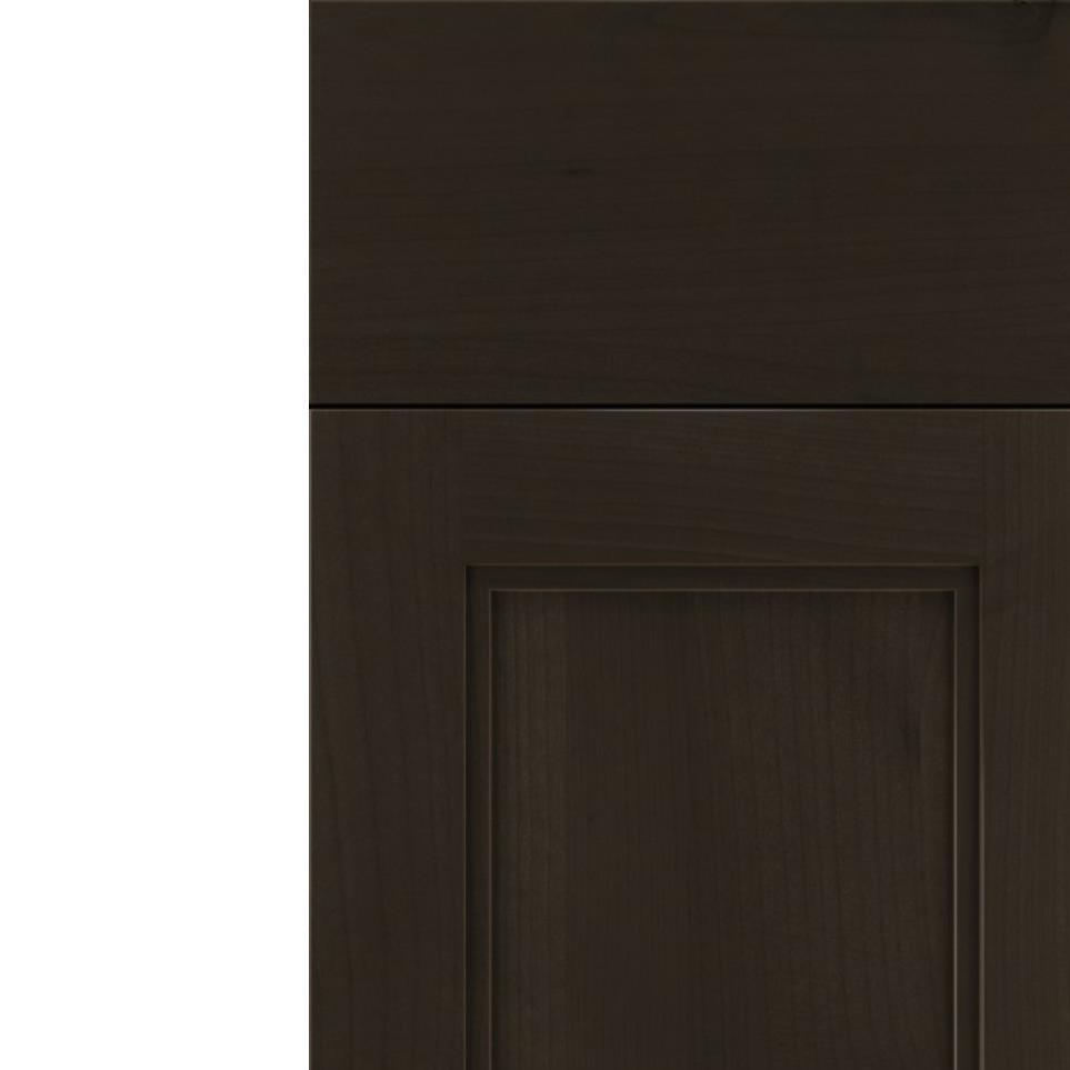 Square Thunder Dark Finish Square Cabinets