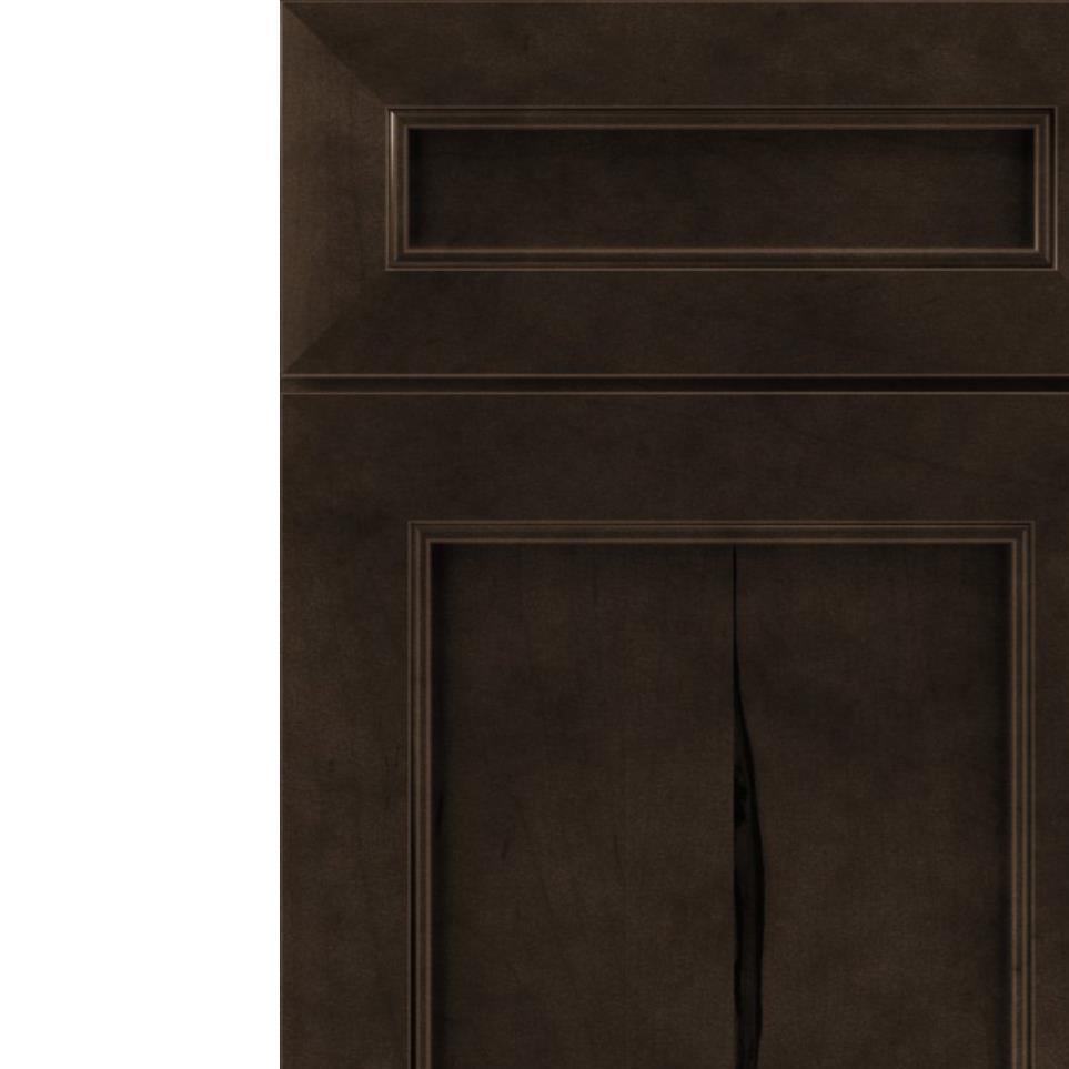 5 Piece Thatch Dark Finish 5 Piece Cabinets