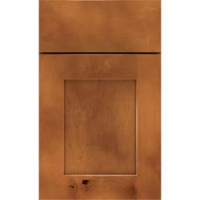 Square Cattail Medium Finish Square Cabinets