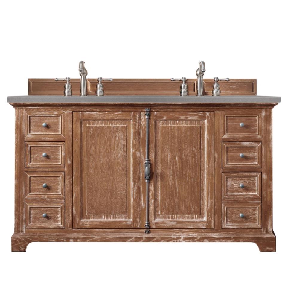 Base with Sink Top Driftwood Medium Finish Vanities