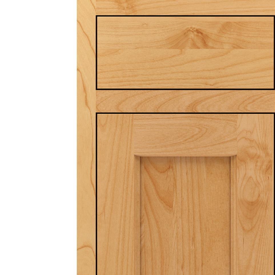 Inset Natural Light Finish Inset Cabinets