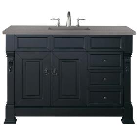 Base with Sink Top Antique Black Grey / Black Vanities