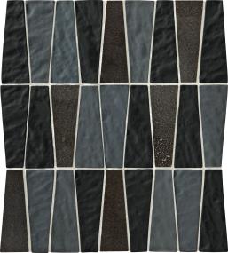 Mosaic Baroness Bijou Glossy Black Tile