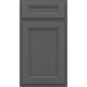 5 Piece Galaxy Ebony Opaque Paint - Grey 5 Piece Cabinets