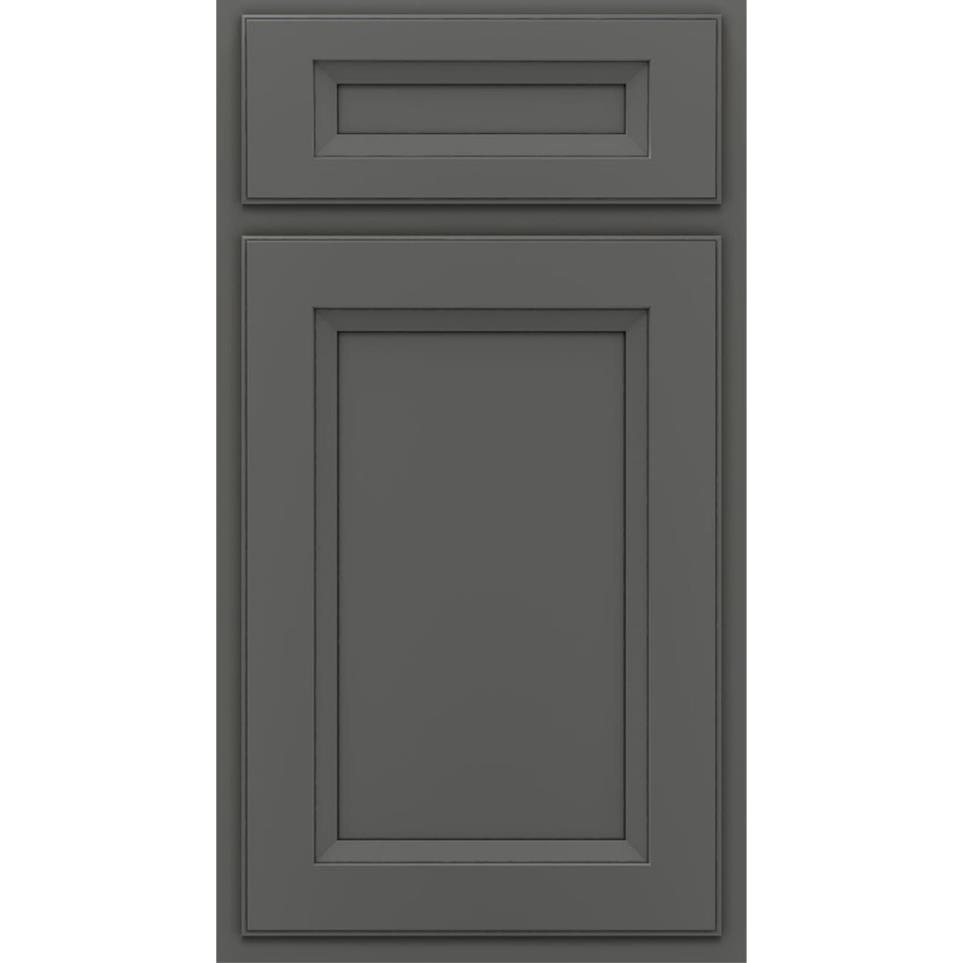 5 Piece Galaxy Ebony Opaque Paint - Grey 5 Piece Cabinets