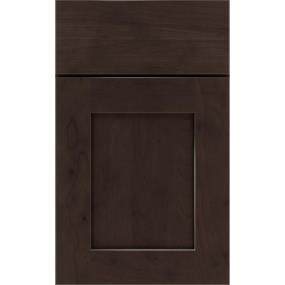 Square Thatch Dark Finish Square Cabinets