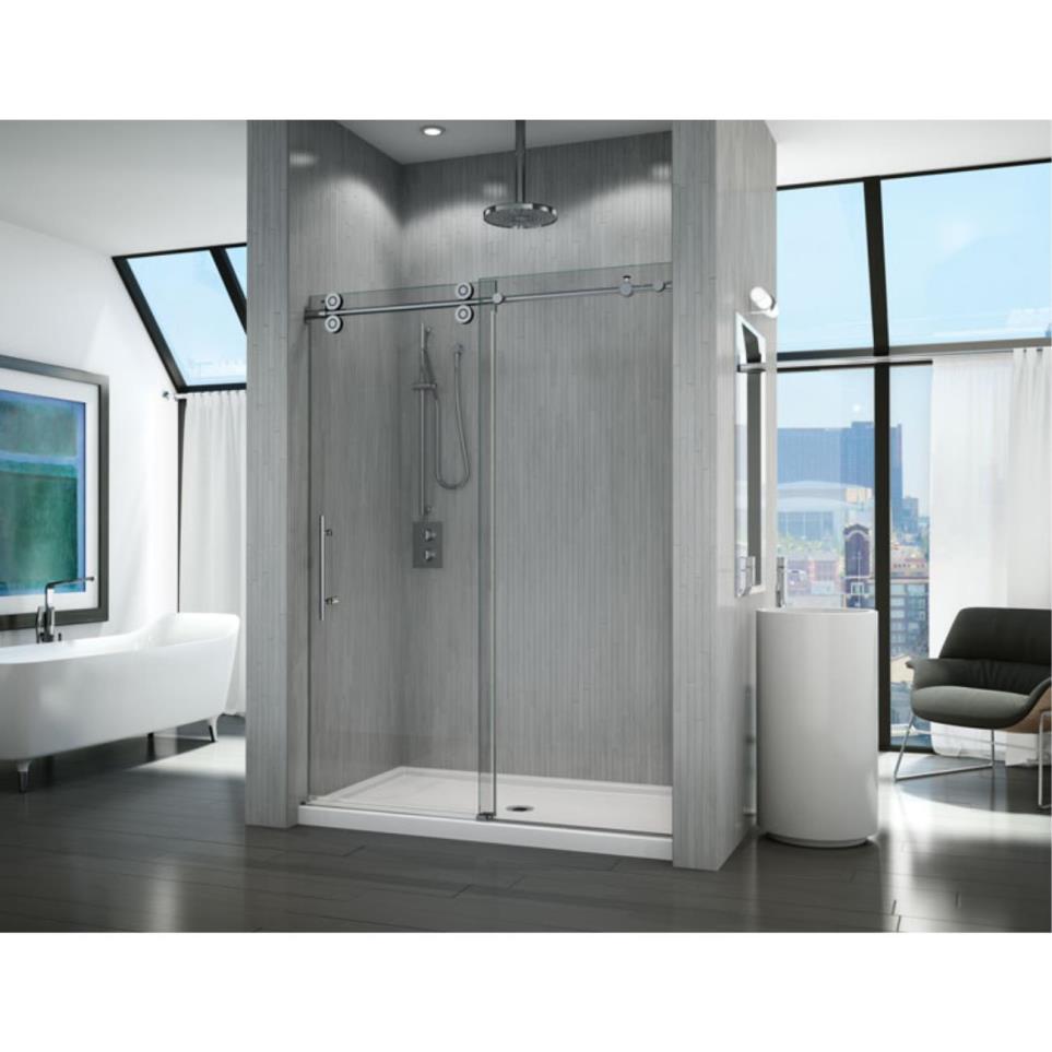 Door Brushed Stainless Stainless Steel Showers