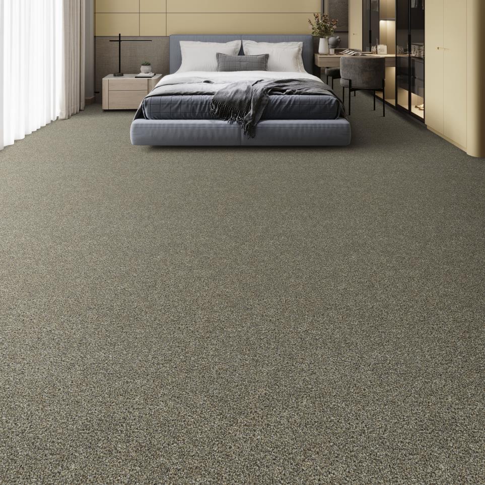 Textured Saxony Celebrity Beige/Tan Carpet
