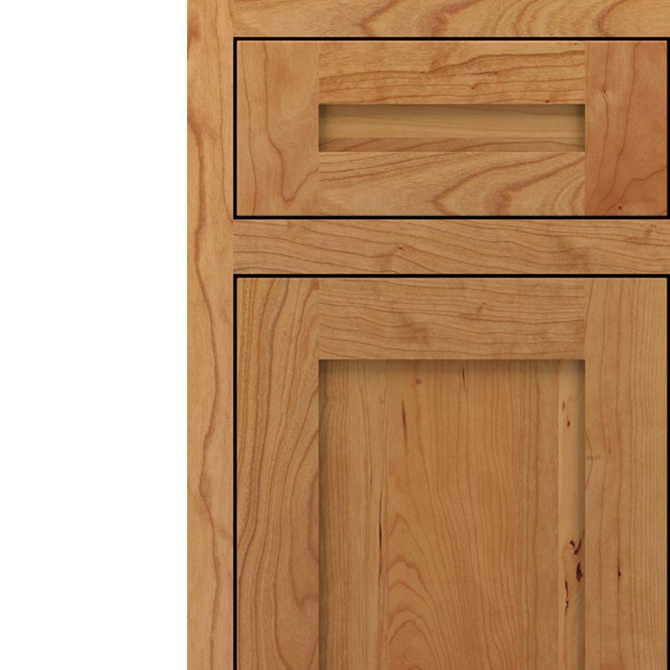 Inset Natural Light Finish Inset Cabinets