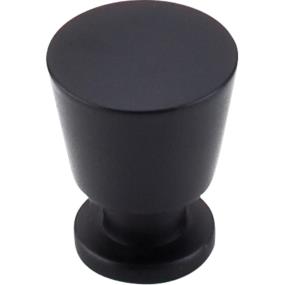 Knob Flat Black Black Knobs
