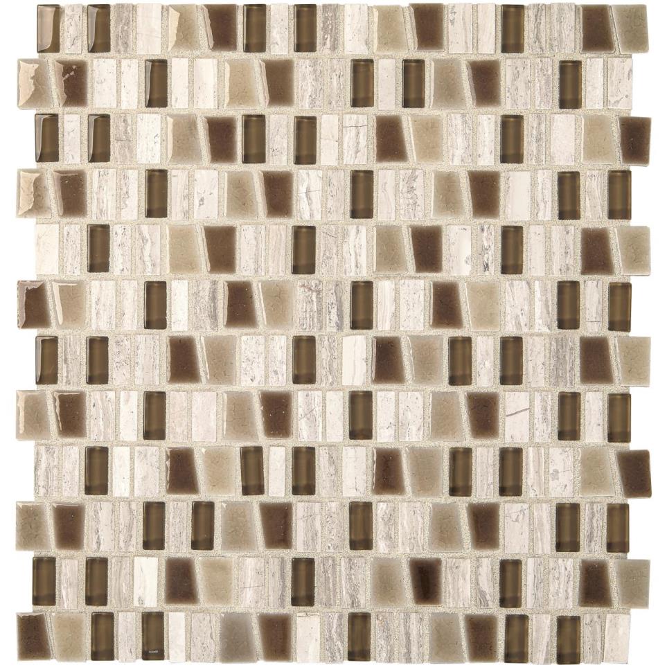 Mosaic Sandbox Matte Brown Tile