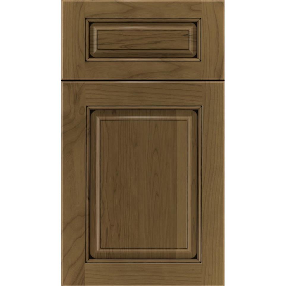 Square Frappe Black Glaze Glaze - Stain Square Cabinets
