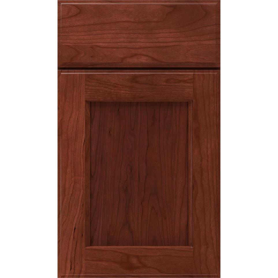 Square Marsala Dark Finish Square Cabinets