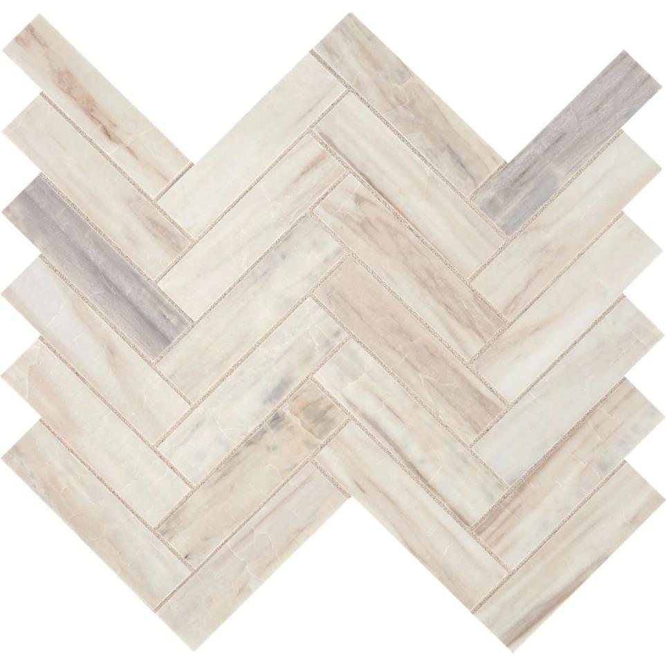 Mosaic Pier White Honed White Tile