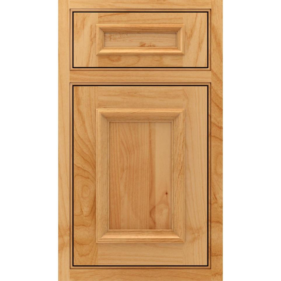 Square Natural Light Finish Square Cabinets