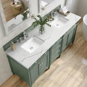 Base with Sink Top Smokey Celadon Green Vanities