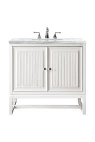 Base with Sink Top Glossy White White Vanities