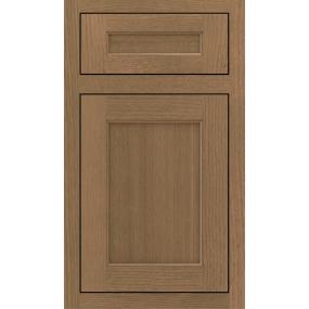 Square Gunny Medium Finish Square Cabinets